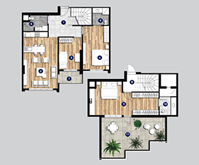 3+1 DUBLEX DAİRE - TİP 5